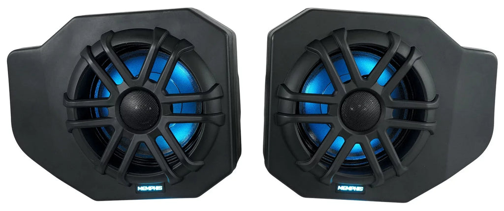 Pods+LED Speakers+Amp Audio RNGR65FE 2018+ Memphis Tower Polaris Pair Ranger For