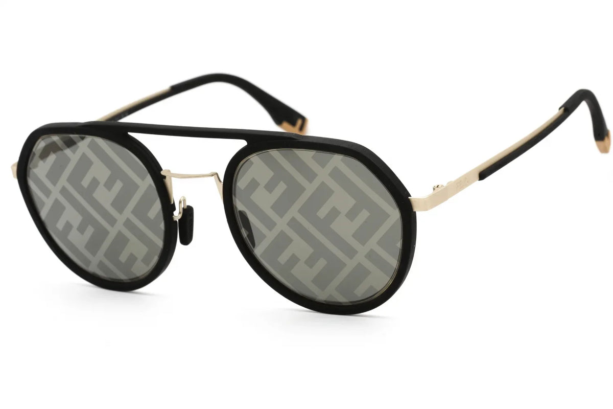 FE40040U Men's Sunglasses Pattern 51 Fendi 02C Pilot