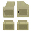 Protection (Beige) Mats Weather Floor Genesis G80 2021-2023 PantsSaver Custom Set Piece -4 Fit for All