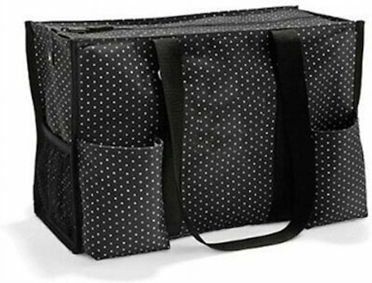Swiss 31 Zip Beach Shoulder Mummy Top Bag New In Picnic Gift Utility Tote Organizing Dot Party