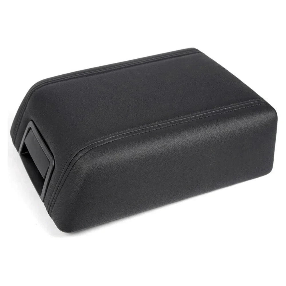 2004-2008 LEATHER Ford PAD BLACK CENTER For LID Teledu REST CONSOLE F-150 COVER ARM