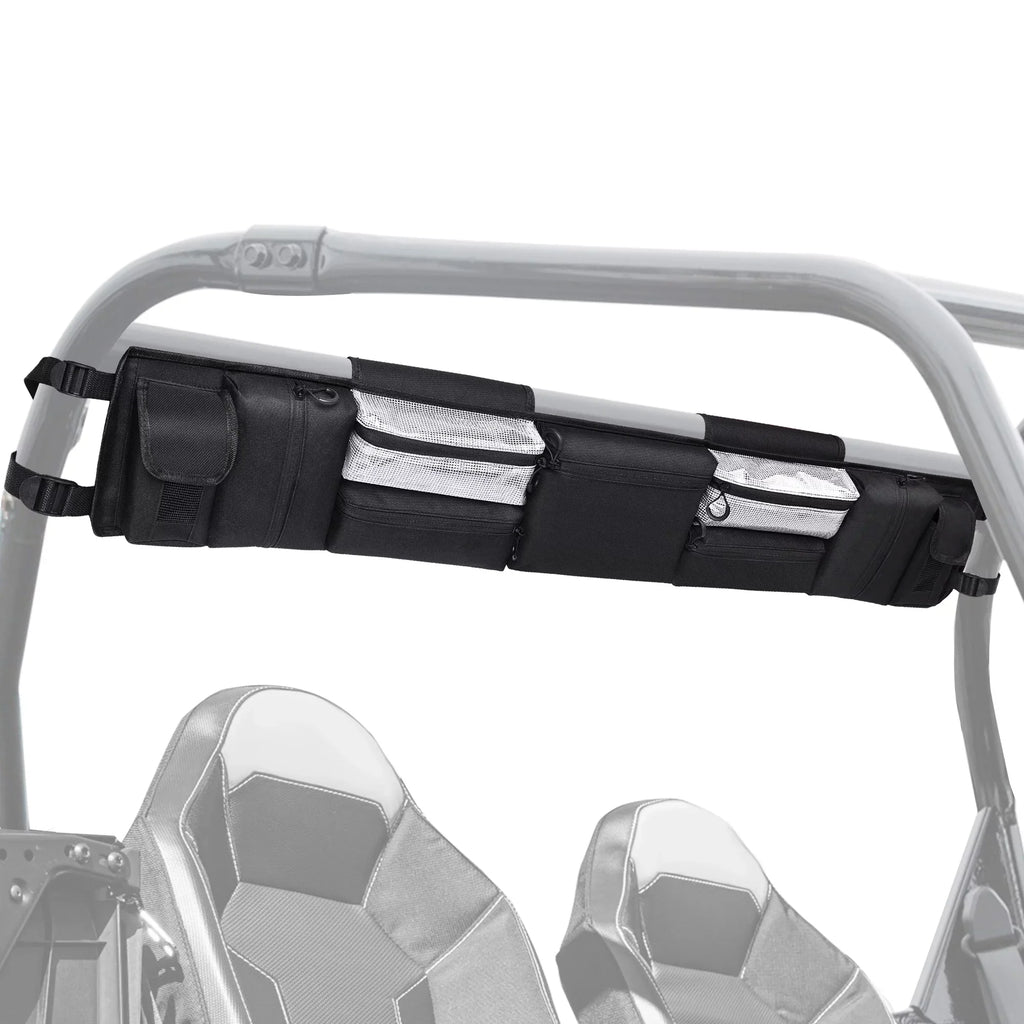 Tools and UTVs Most Gear Polaris, Size Organizer, Solution Rear Cage MICTUNING Roll Black Yamaha Bags, Storage UTV Bag Full Storage Cargo Kawasaki UTVs, for