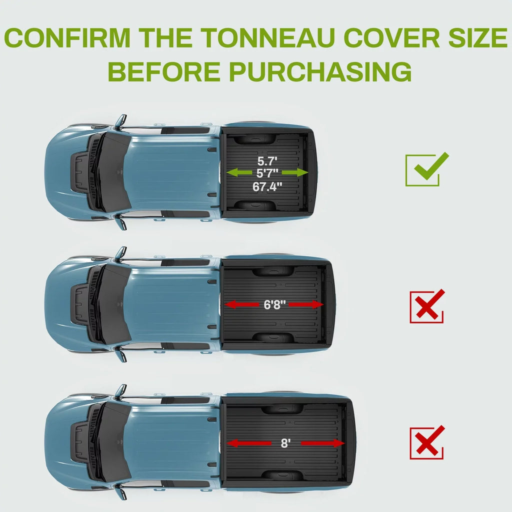 Rambox 5.7ft 1500 Ram Truck Tonneau Without 09-23 Bed Tri-fold Cover for Dodge Soft Ledkingdomus