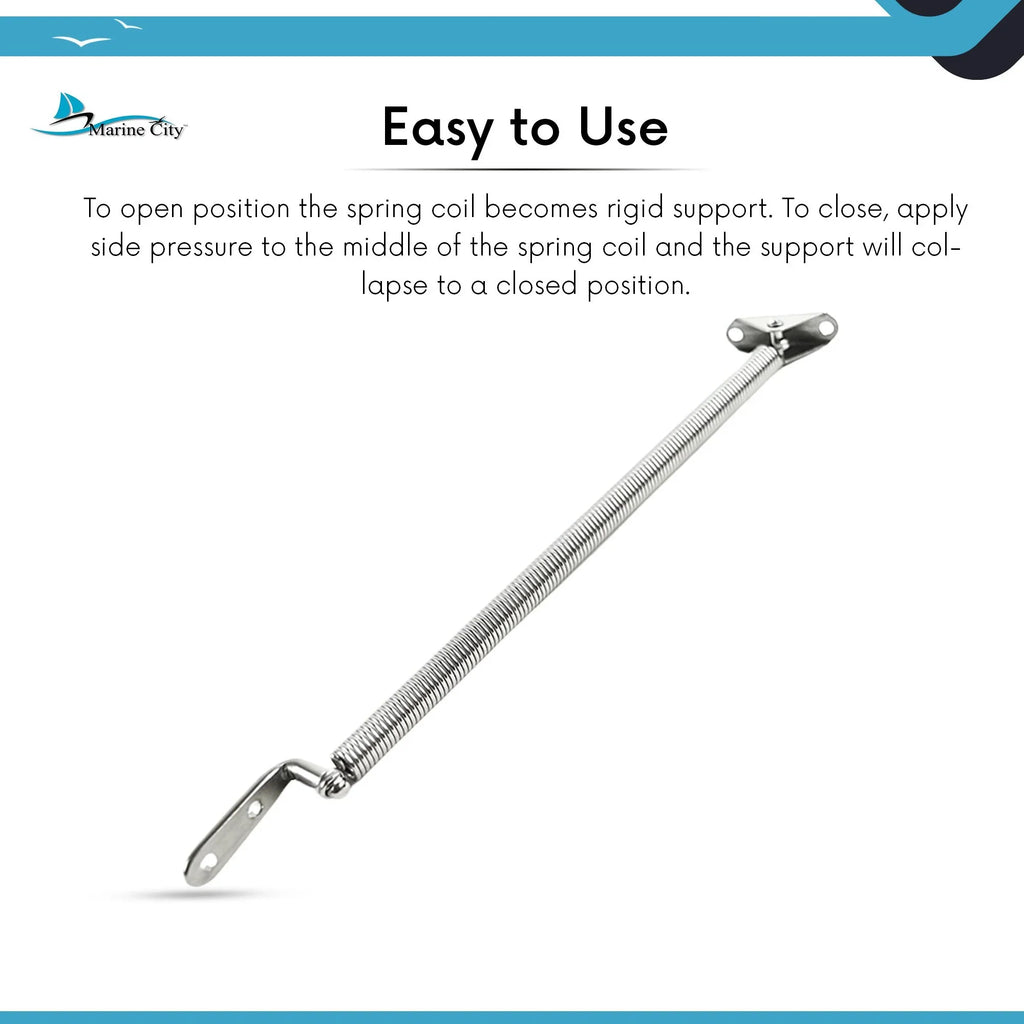 with 10-1/4 Length: inches 10-1/4 Marine inches inches Plate City Stainless-Steel 8-1/4 Spring U-Bolt L-Shape and Adjuster or Hatch