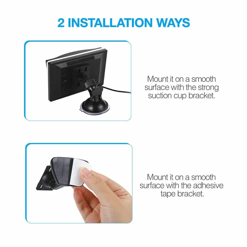 Rear 5" Night Parking MM Camera Electronicles HD Wireless Vision View Backup Monitor Car + System