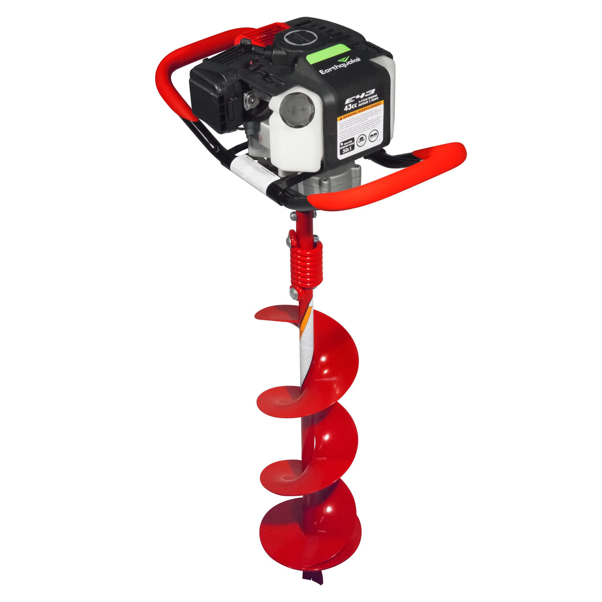 Powerhead 2-Cycle With 43cc 8 Bit, Engine, 1-Person Auger Auger E43™ Inch Earthquake Viper Earth 35064